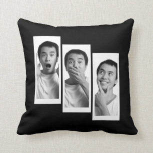 Create-Your-Own Photo Collage Throw Pillow