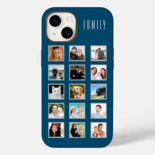 Create Your Own Photo Collage with 15 pictures Case-Mate iPhone 14 Case
