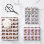Create Your Own Photo Collage Wrapping Paper Sheet<br><div class="desc">Personalised photographic wrapping paper featuring 3 sheets,  each with a different photo for you to customise with your own.</div>