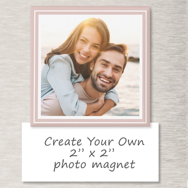Create Your Own Photo Custom Keepsake Pink Favors Magnet (Create Your Own Photo Custom Keepsake Pink Favors Magnet)