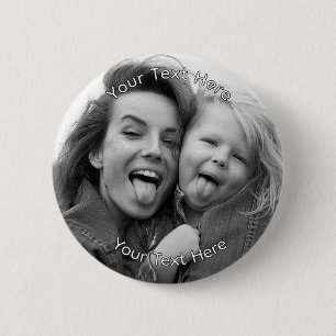 Create Your Own Photo Custom Pic DIY 6 Cm Round Badge
