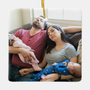 Create Your Own Photo Custom Pic DIY Family Ceramic Ornament