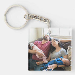 Create Your Own Photo Custom Pic DIY Family Key Ring