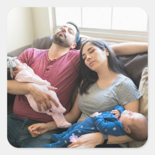 Create Your Own Photo Custom Pic DIY Family Square Sticker