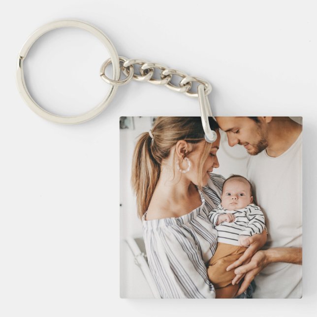 Create Your Own Photo Custom Pic DIY Key Ring (Front)