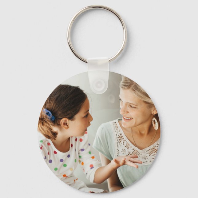 Create Your Own Photo Custom Pic DIY Key Ring (Front)
