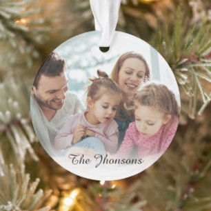 Create Your Own Photo Custom Pic DIY Ornament