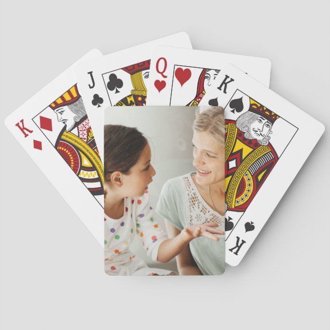 Create Your Own Photo Custom Pic DIY Playing Cards (Back)