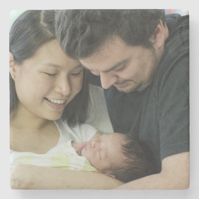 Create Your Own Photo Custom Pic DIY Stone Coaster (Front)