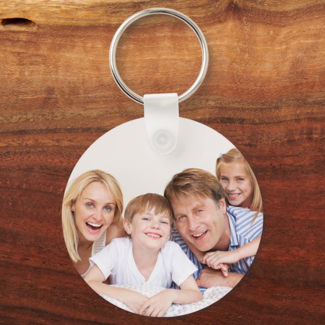 Create Your Own Photo Custom Pic Double Sided Key Ring (Front)