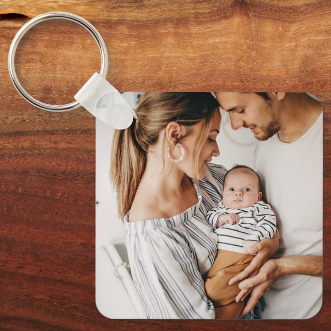 Create Your Own Photo Custom Pic Double Sided Key Ring (Front)