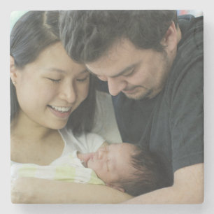 Create Your Own Photo Custom Pic Double Sided Stone Coaster