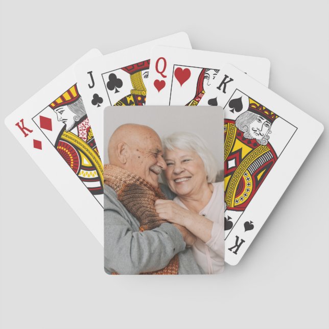 Create Your Own Photo Custom Pic Playing Cards (Back)