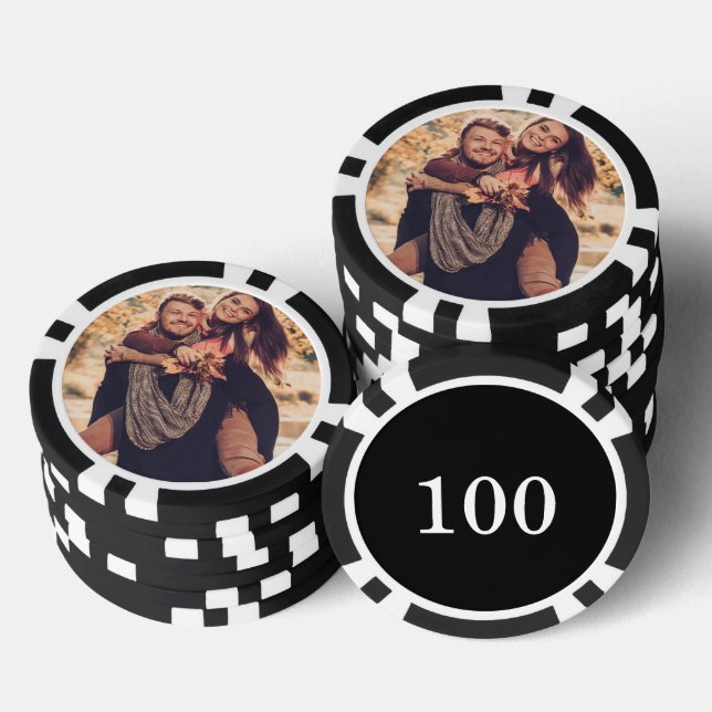 Create Your Own Photo Custom Pic Poker Chips (Stack)