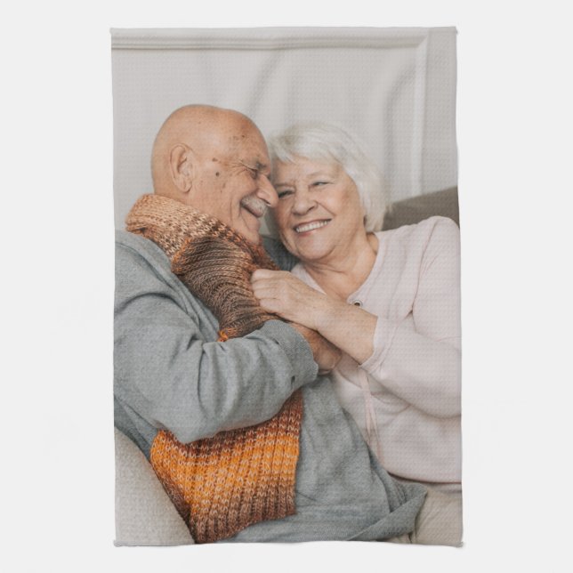 Create Your Own Photo Custom Pic Tea Towel (Vertical)