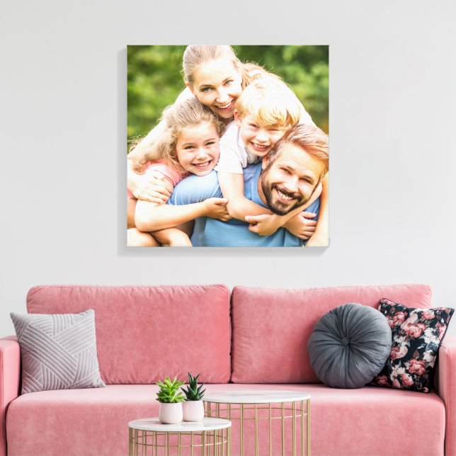 Create Your Own Photo Custom Picture DIY Canvas Print (Insitu(LivingRoom))