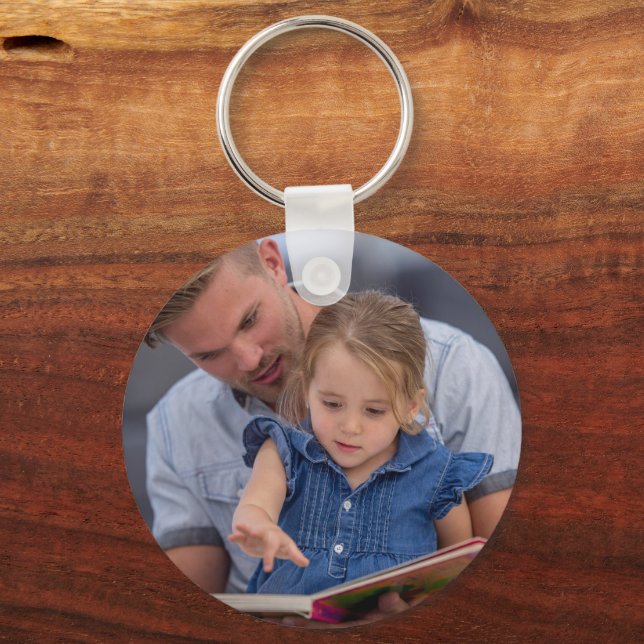 Create Your Own Photo Custom Picture DIY  Key Ring (Back)