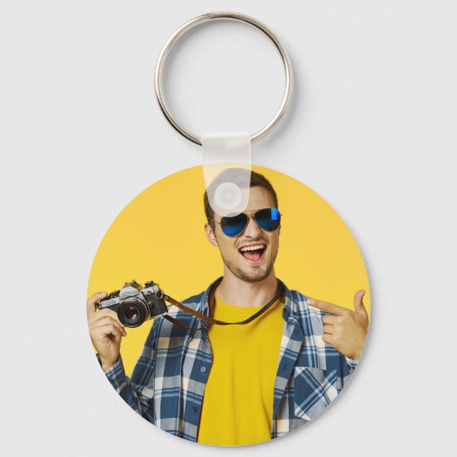 Create your Own Photo Custom Picture Key Ring (Front)