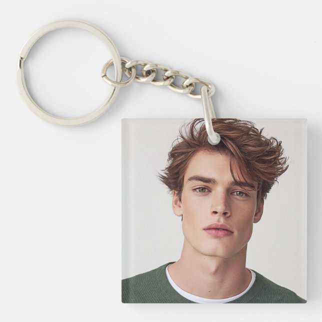 Create your Own Photo Custom Picture Key Ring (Front)