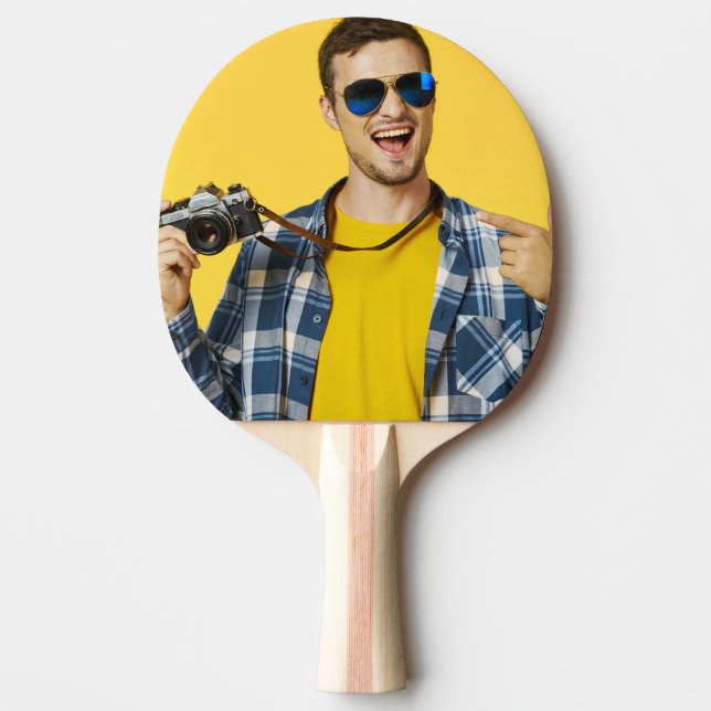 Create your Own Photo Custom Picture Ping Pong Paddle (Front)