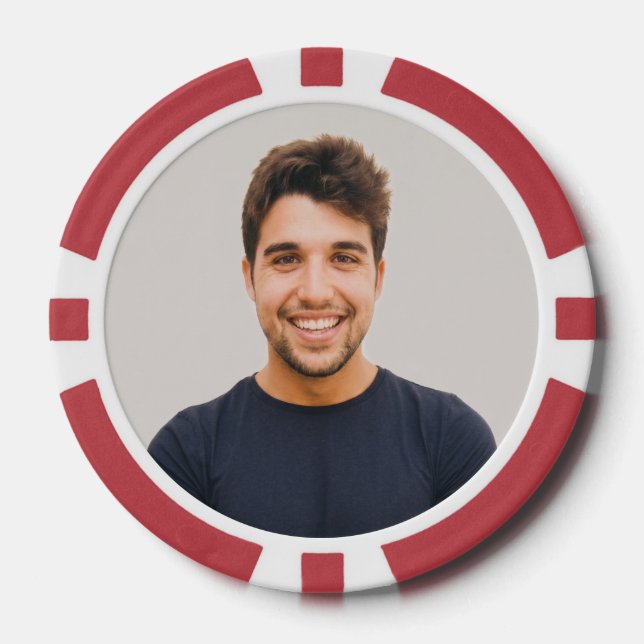 Create your Own Photo Custom Picture Poker Chips (Front)