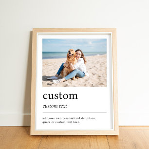 Create Your Own Photo Definition Poster