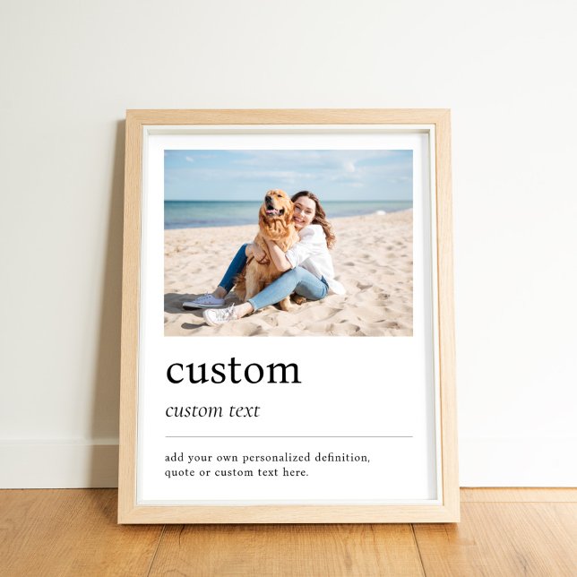Create Your Own Photo Definition Poster (Creator Uploaded)