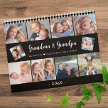 Create Your Own Photo Family Modern Script 2026 Calendar<br><div class="desc">Create your own 2026 photo calendar for Grandma and Grandad,  featuring modern script typography. Add your own family photos to make a personalised keepsake they’ll treasure all year. A cute and thoughtful Christmas gift idea!</div>