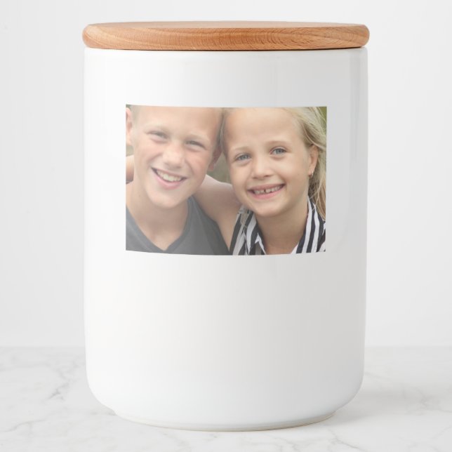 Create your own photo food label (Front)