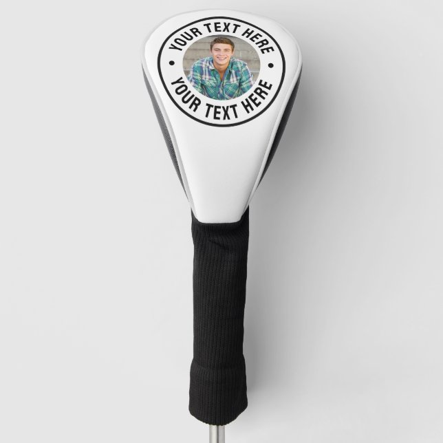 Create your Own Photo Golf Head Cover (Front)
