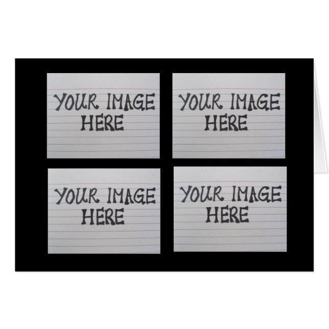 Create Your Own Photo Greeting Card (Front Horizontal)