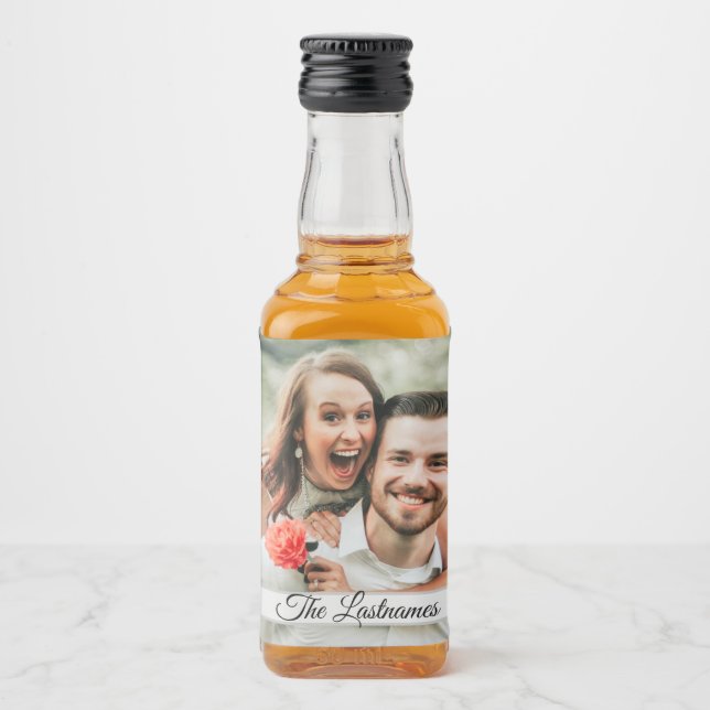 Create Your Own Photo Image Liquor Bottle Label (Front)