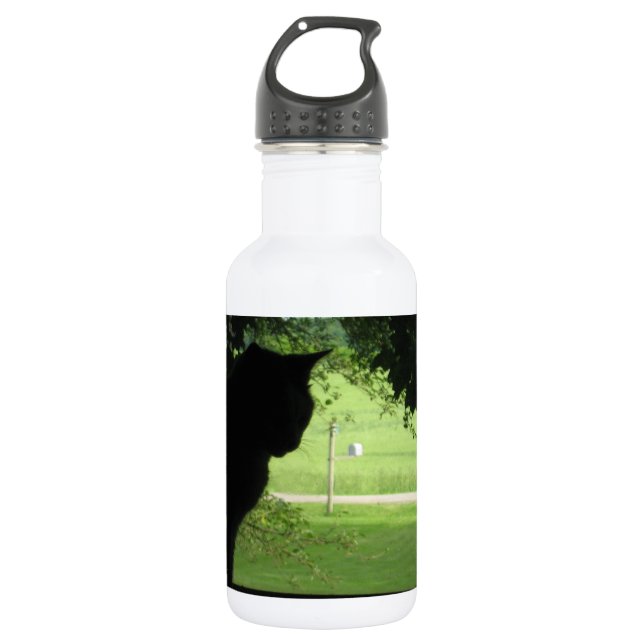 Create Your Own Photo Keepsake-The World Outside 532 Ml Water Bottle (Front)