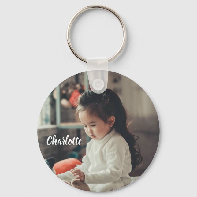 Create Your Own Photo Key Ring (Front)