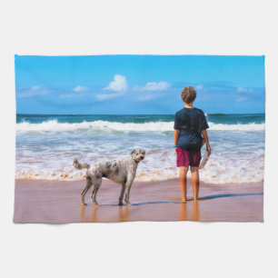 Create Your Own Photo Kitchen Towel with Pet
