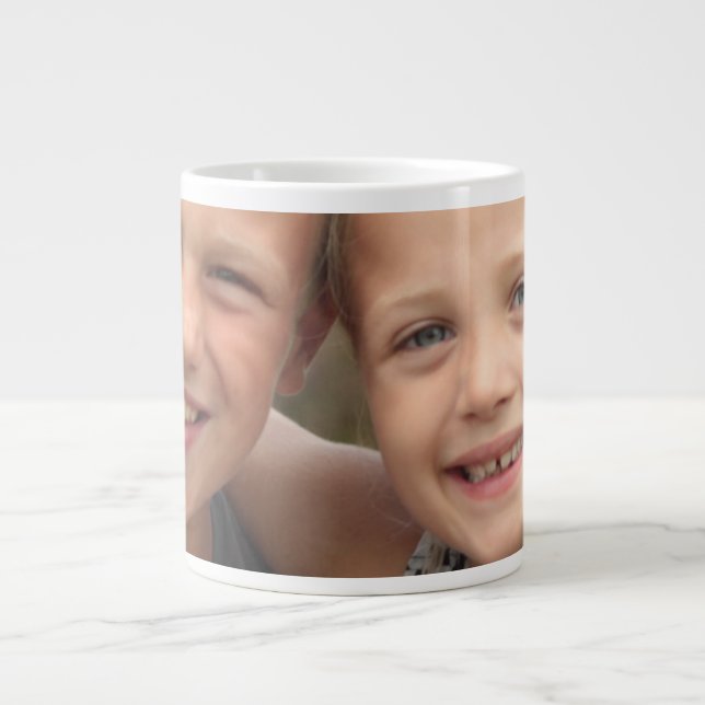 Create Your Own Photo Large Coffee Mug (Front)