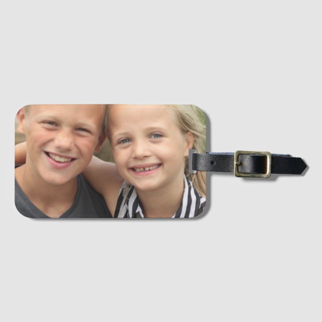 Create Your Own Photo Luggage Tag (Front Horizontal)