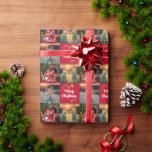Create your own photo Merry Christmas script Wrapping Paper<br><div class="desc">Create your own photo Wrapping Paper
Nice wapping paper for you Christmas gifts.
You can add your own photos and text to personalise.</div>