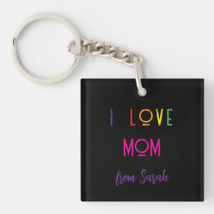 create your own photo mom keyring