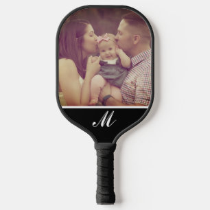 Create Your Own Photo Monogram Inital Pickleball Paddle