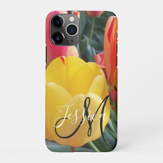 Create Your Own Photo Monogrammed iPhone Case (Back)