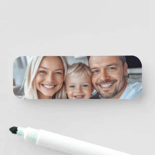 Create Your Own Photo Name Tag