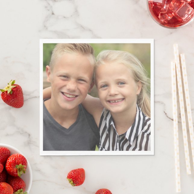 Create Your Own Photo  Napkin (Insitu)