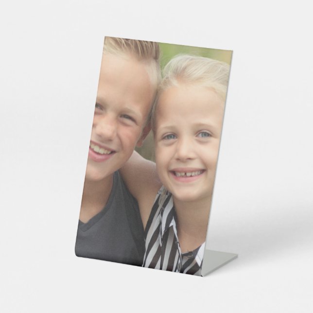 Create Your Own Photo Pedestal Sign (Front)