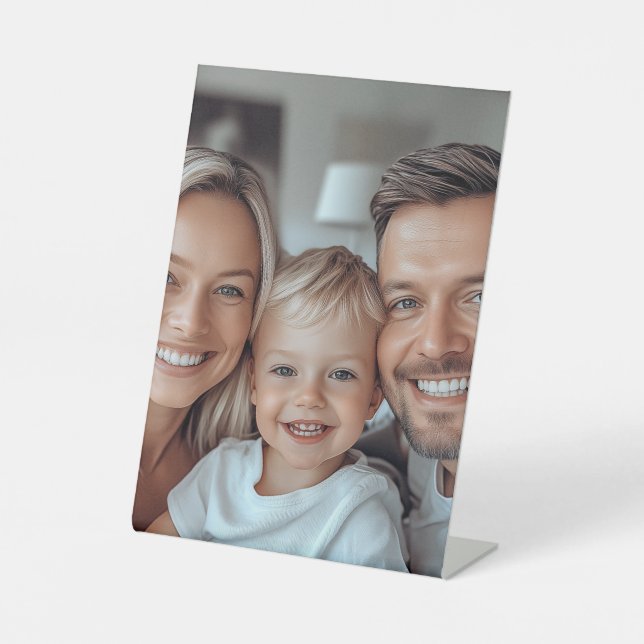 Create Your Own Photo Pedestal Sign (Front)