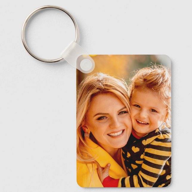 Create Your Own Photo Personalised Custom Key Ring (Front)