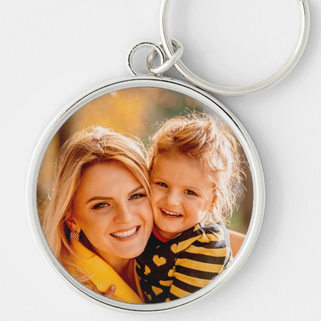 Create Your Own Photo Personalised Custom Key Ring (Front)