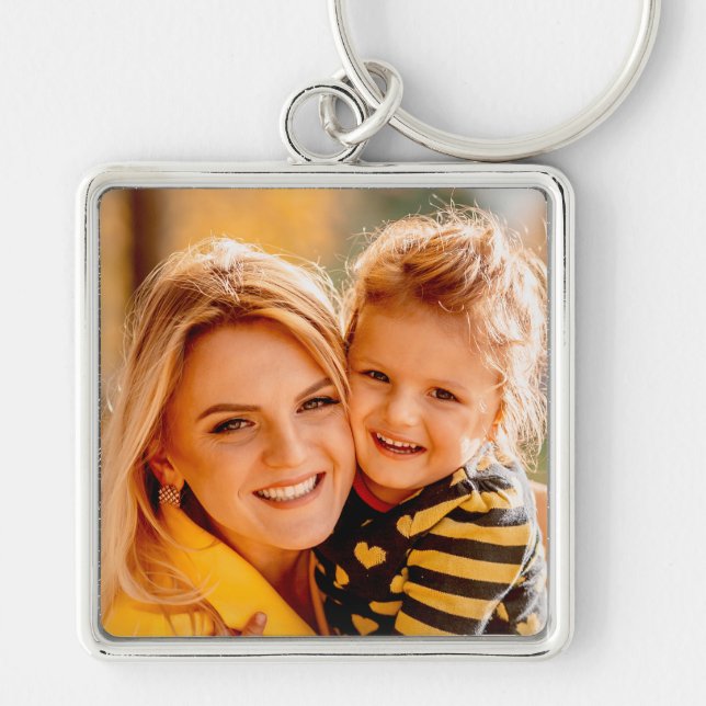 Create Your Own Photo Personalised Custom Key Ring (Front)