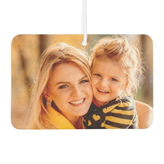 Create Your Own Photo Personalized Custom Car Air Freshener (Front)