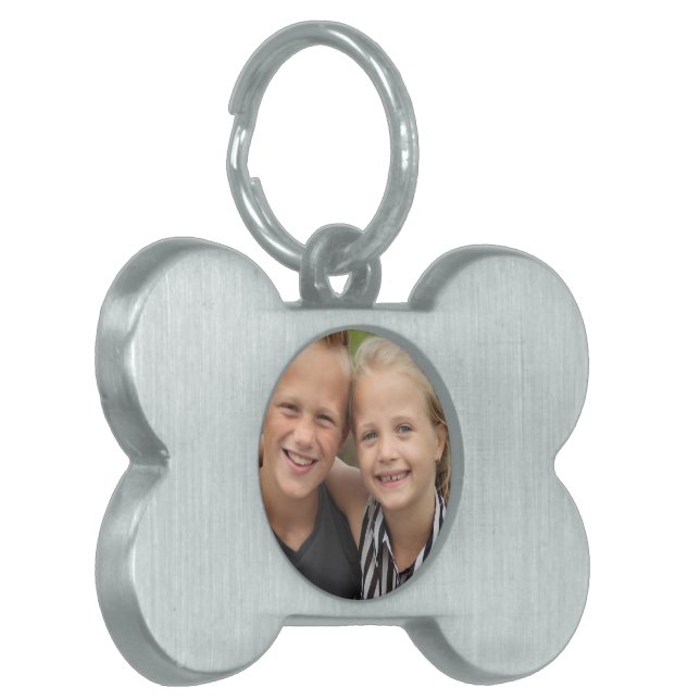 Create Your Own Photo  Pet ID Tag (Front Left)